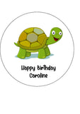 Tortoise 02 Edible Icing Cake Topper
