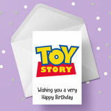 Toy Story Logo Birthday Card