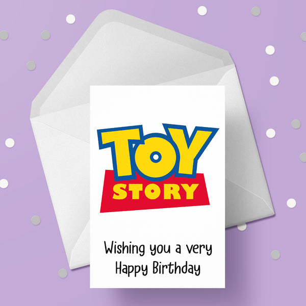 Toy Story Logo Birthday Card