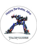 Transformers Edible Icing Cake Topper 02