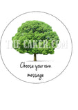 Tree Edible Icing Cake Topper