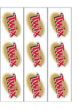 Twix Chocolate Edible Icing Cake Topper