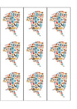 USA American Theme 01 Edible Icing Cake Topper