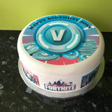 Fortnite V Bucks Edible Icing Cake Topper