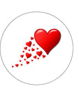Valentine's Day Edible Icing Cake Topper 16