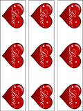 Valentine's Day Edible Icing Cake Topper 16