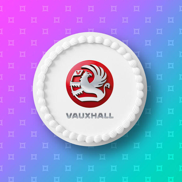 Vauxhall Logo Edible Icing Cake Topper