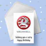 Vauxhall Logo Birthday Card