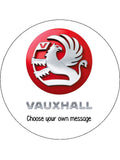 Vauxhall Logo Edible Icing Cake Topper