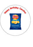 Walkers Crisps Edible Icing Cake Topper