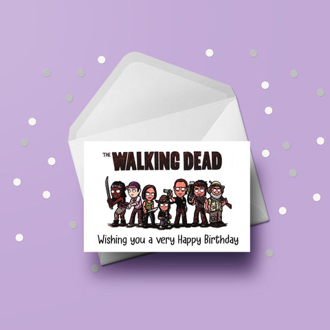 The Walking Dead 02 Birthday Card