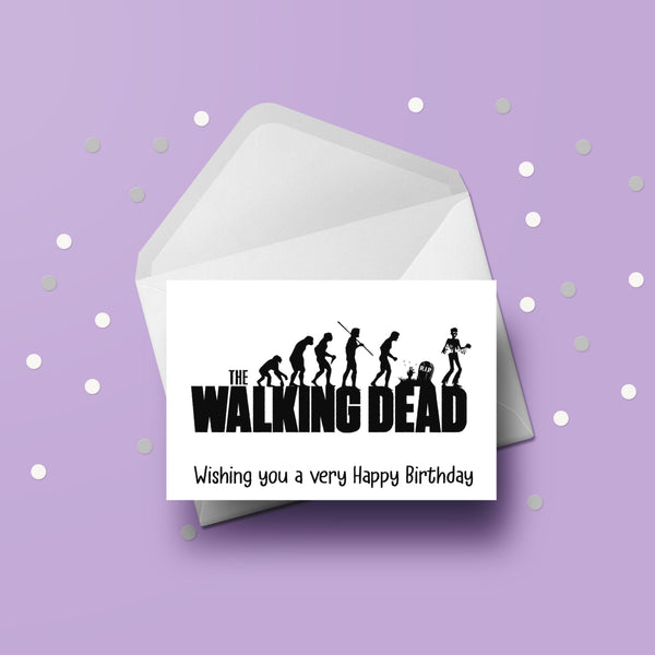 The Walking Dead Birthday Card 07