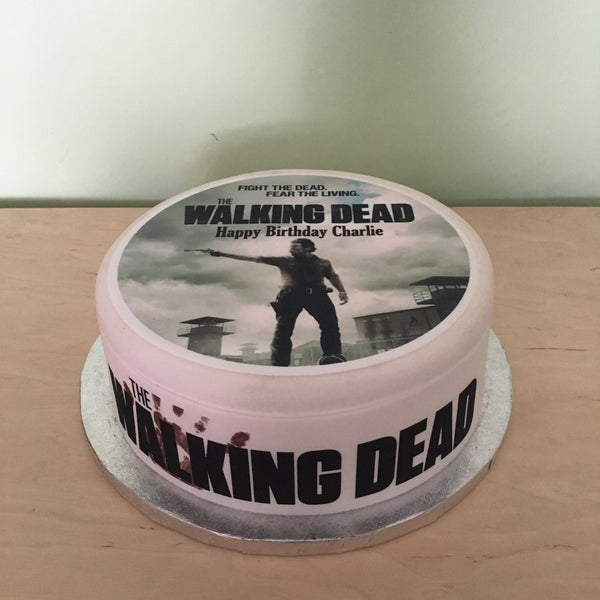 The Walking Dead Edible Icing Cake Topper 01
