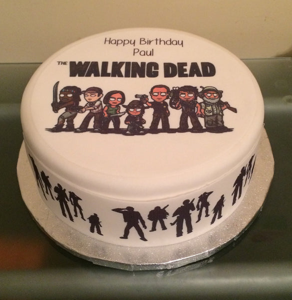 The Walking Dead Edible Icing Cake Topper 02