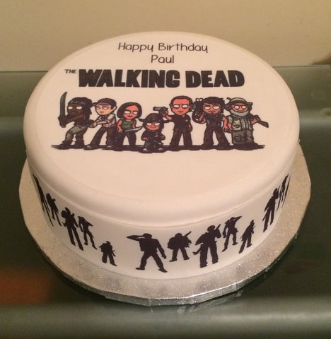 The Walking Dead 02 Edible Icing Cake Topper