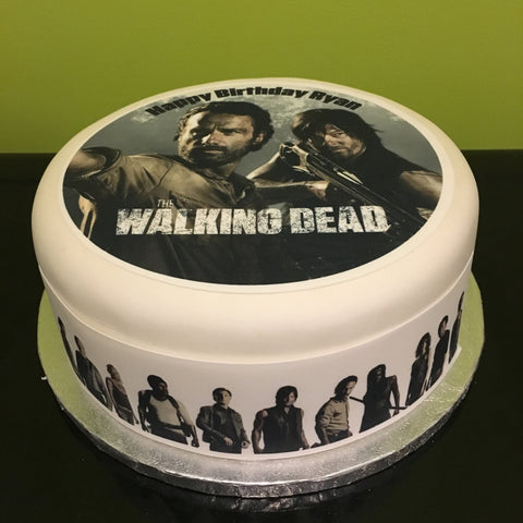 The Walking Dead 03 Edible Icing Cake Topper