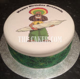 Weed, Marijuana Edible Icing Cake Topper 02