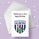 Any Football Badge Birthday Card