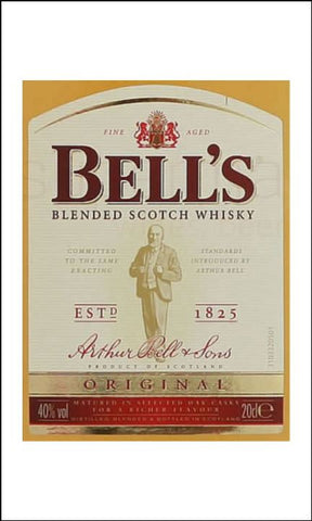 Bell's Whisky Label Edible Icing Topper 01