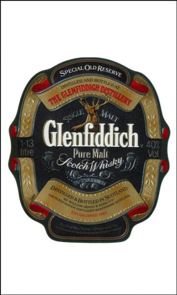 Glenfiddich Whisky Label Edible Icing Topper 06