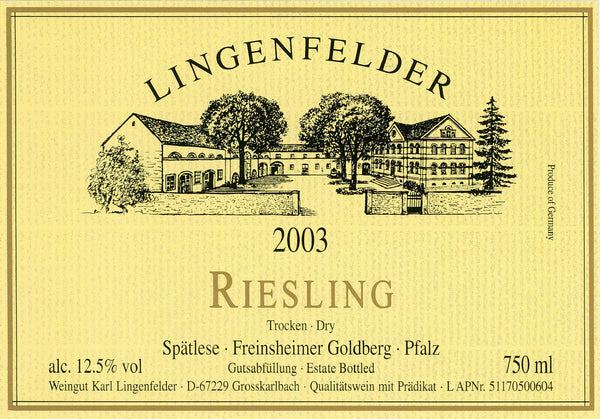 White Wine Label Edible Icing Topper 04 - Riesling