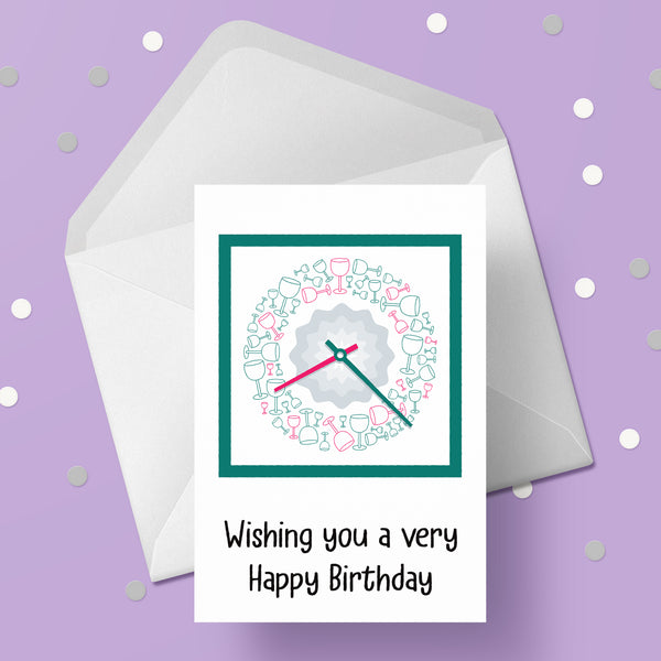 Wine Lover Birthday Card 01