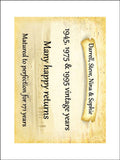 Rosé Wine Label Edible Icing Topper Fully personalised