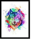 Wolf 04 Poster / A4 Print (unframed)