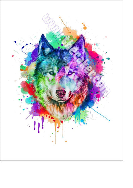 Wolf 04 Poster / A4 Print (unframed)