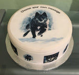 Wolf 01 Edible Icing Cake Topper