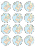 The World Edible Icing Cake Topper 01 - Planet Earth