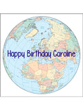 The World Edible Icing Cake Topper 01 - Planet Earth