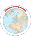 The World Edible Icing Cake Topper 01 - Planet Earth