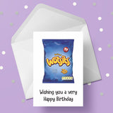 Wotsits Crisps Birthday Card