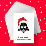 Christmas Card 42 - Funny Darth Vader card for Star Wars Fan