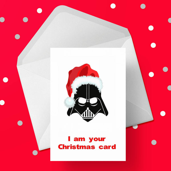 Christmas Card 42 - Funny Darth Vader card for Star Wars Fan
