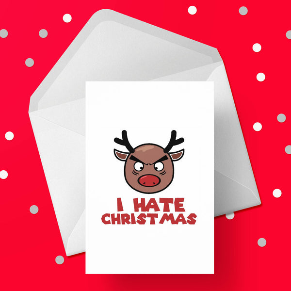 Christmas Card 07 - I hate Christmas Card