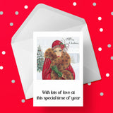 Christmas Card 10 - Art Deco Lady