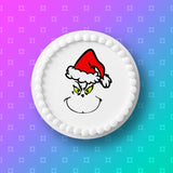 Christmas Cake Topper 13 - The Grinch Face