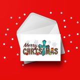 Christmas Card 39 - Religious Card and The Cross