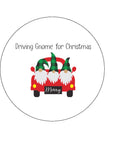 Christmas Cake Topper 16 -  Funny Driving "Gnome" for Christmas