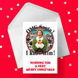 Christmas Card 12 - ELF .... OMG Santa....I know him!