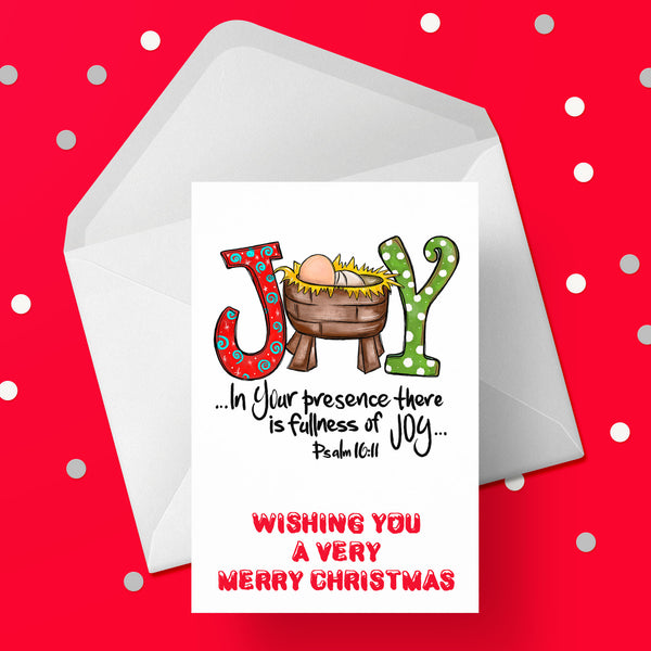 Christmas Card 09 - Joy to the ... Religious Card
