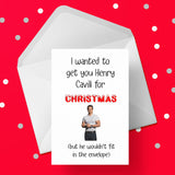 Funny Christmas Card with Henry Cavill