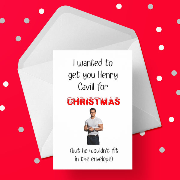 Funny Christmas Card with Henry Cavill