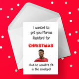 Funny Christmas Card with Marcus Rashford