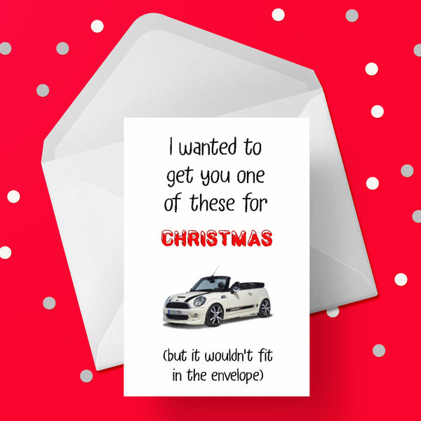 Funny Christmas Card with Mini