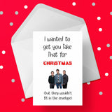 Funny Christmas Card with Take That