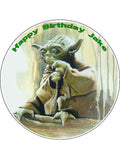 Star Wars Edible Icing Cake Topper 02 - Yoda