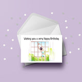 Yoga, Pilates Birthday Card 01